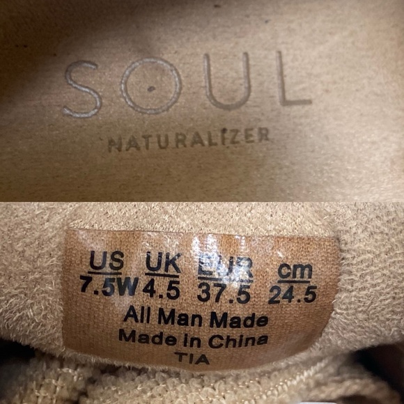 SOUL Naturalizer TIA Slip-On Sneaker Size 7.5W Mushroom Synthetic Size 7.5W - Picture 11 of 12